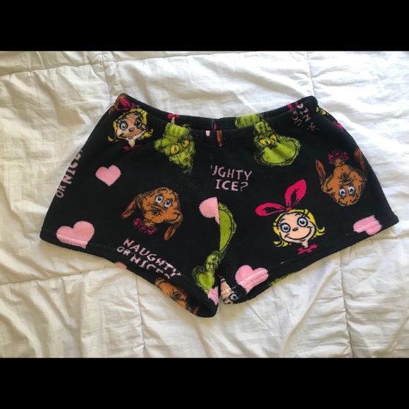 How the Grinch Stole Christmas Pajama Shorts - Picture 1 of 1